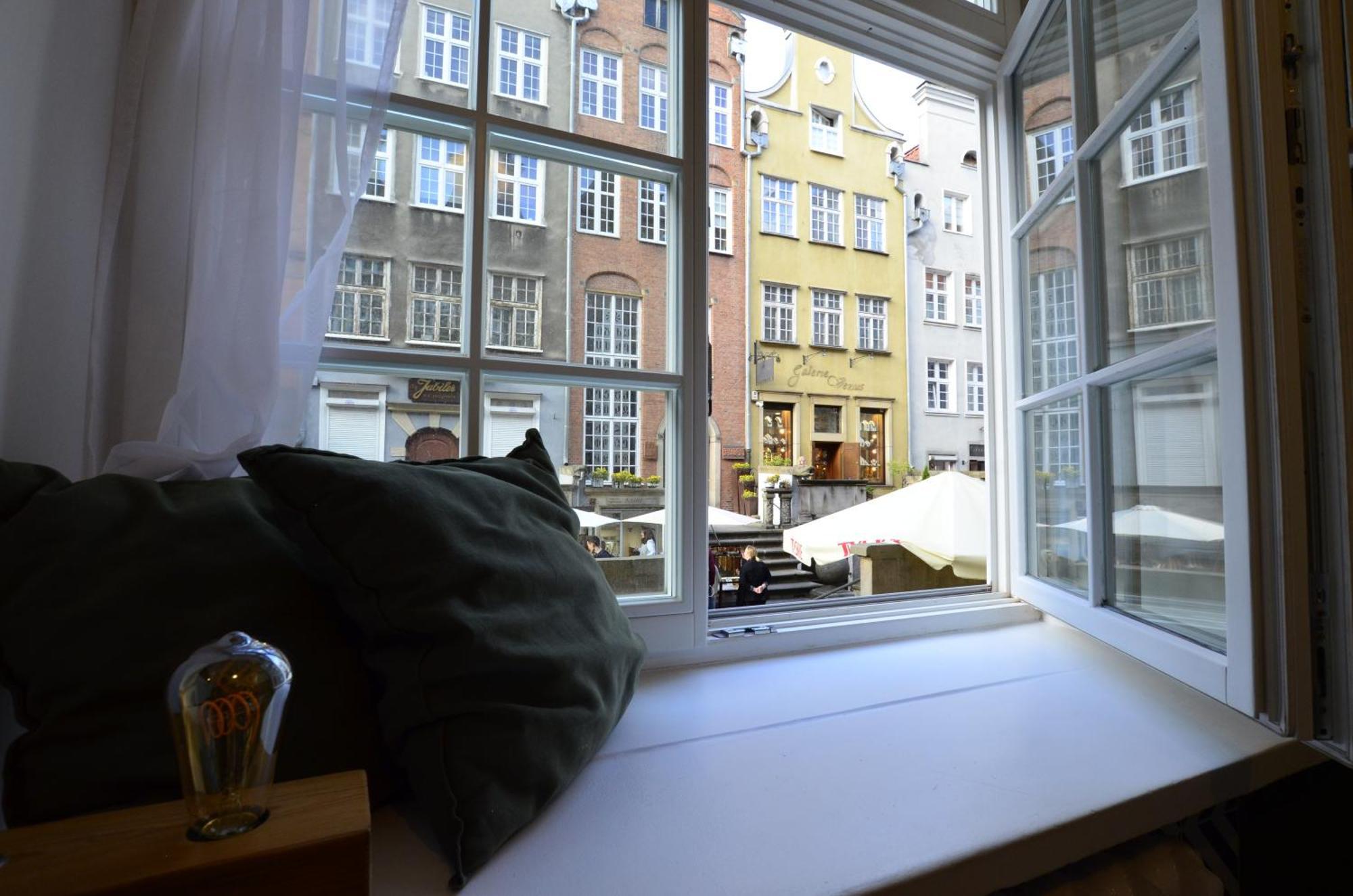 Mariacka Parter W Centrum Historycznego Gdanska Exteriér fotografie